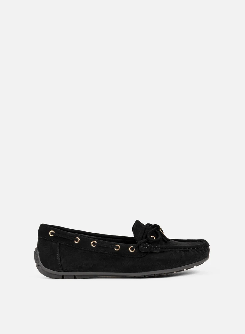 ابيكول Monogram Buckle Loafers